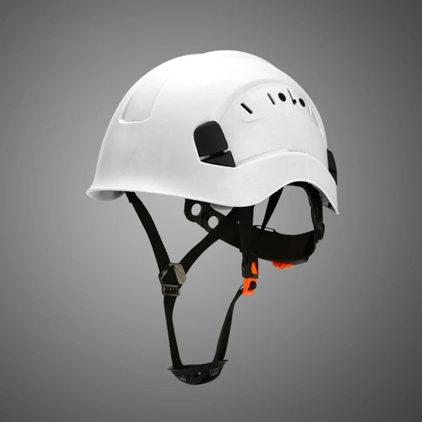Safety Hard Hat-Adjustable ABS Climbing Helmet-6-Point Suspension