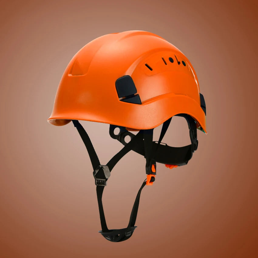 Safety Hard Hat-Adjustable ABS Climbing Helmet-6-Point Suspension