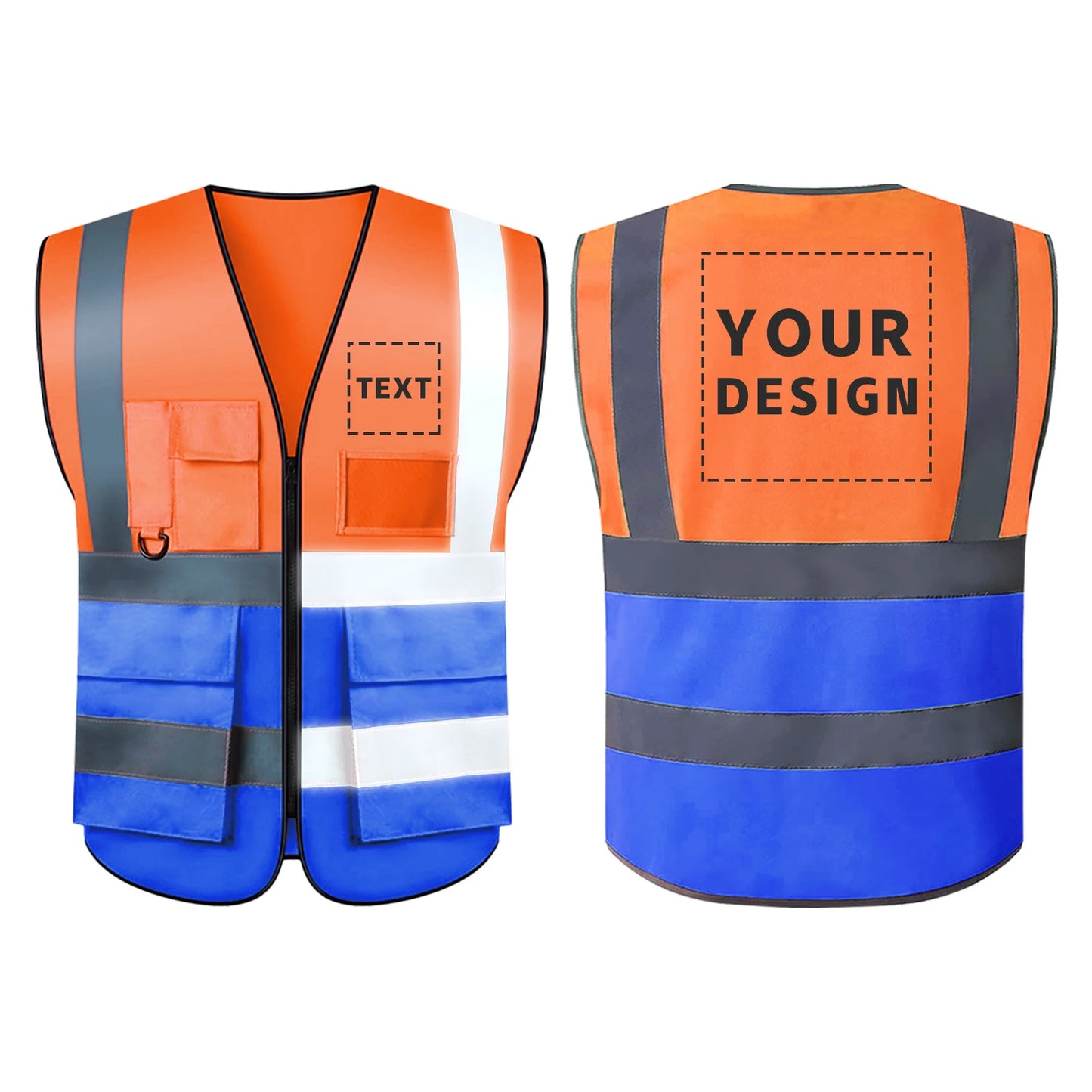 S-5XLSafety Vest 20 Pack, Custom Logo Construction Vest