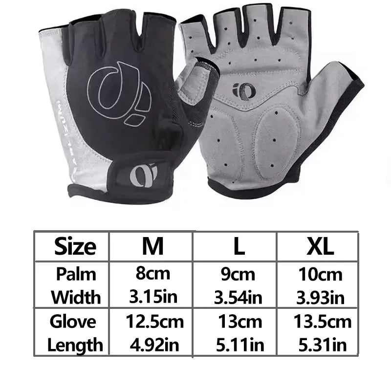 1Pair Gel Half Finger MTB Road Bike
