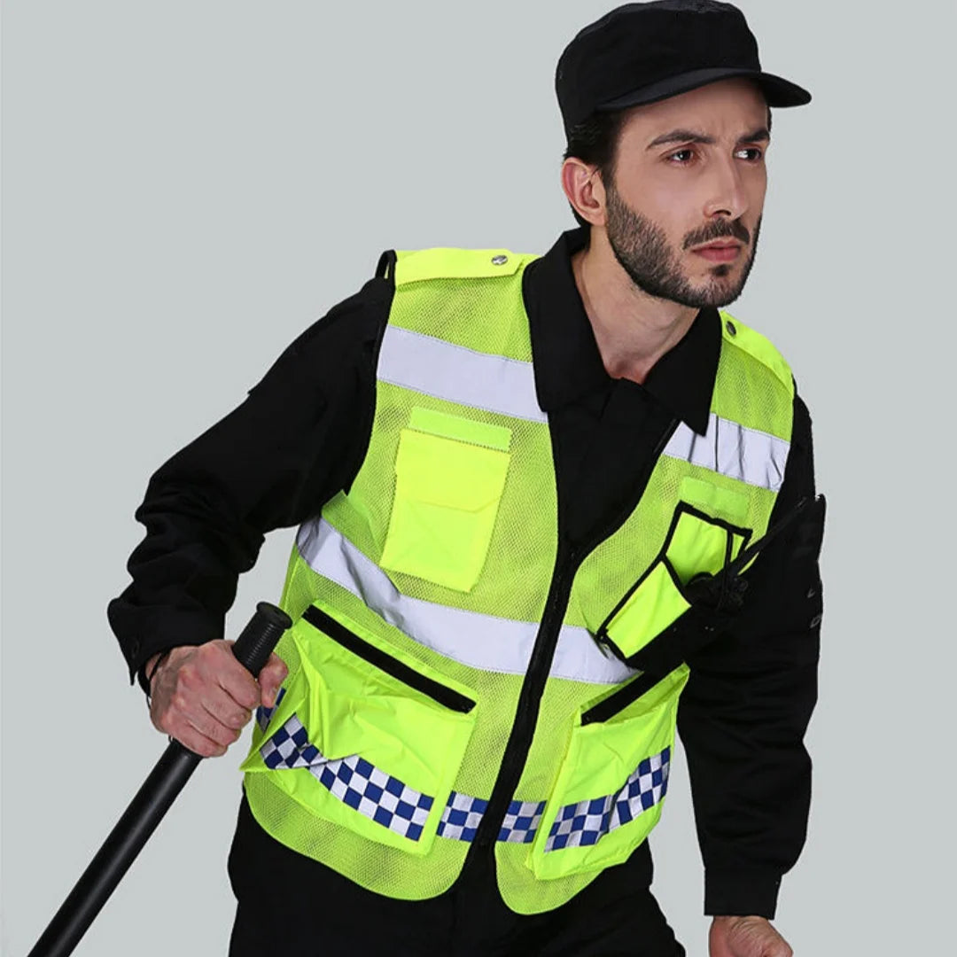 Summer Multi functional Breathable Reflective Safety Vest