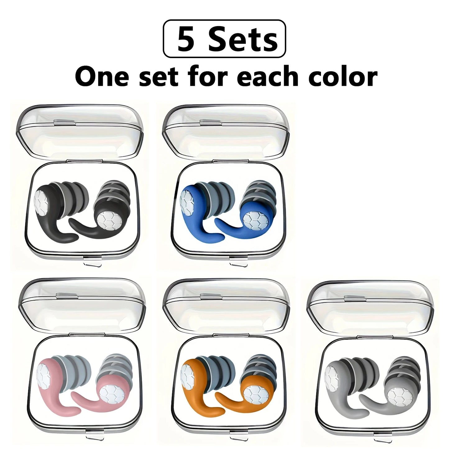 HUAK Sleeping Ear Plugs Noise Reduction Ear Protector
