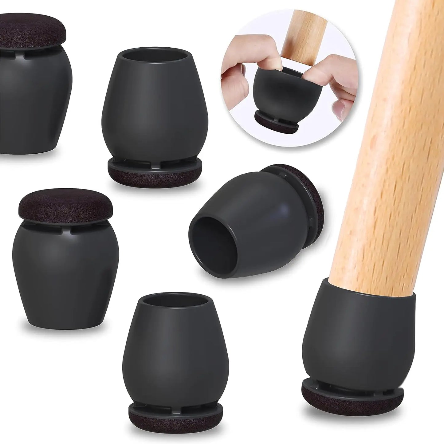 8PCS Chair Leg Floor Protector