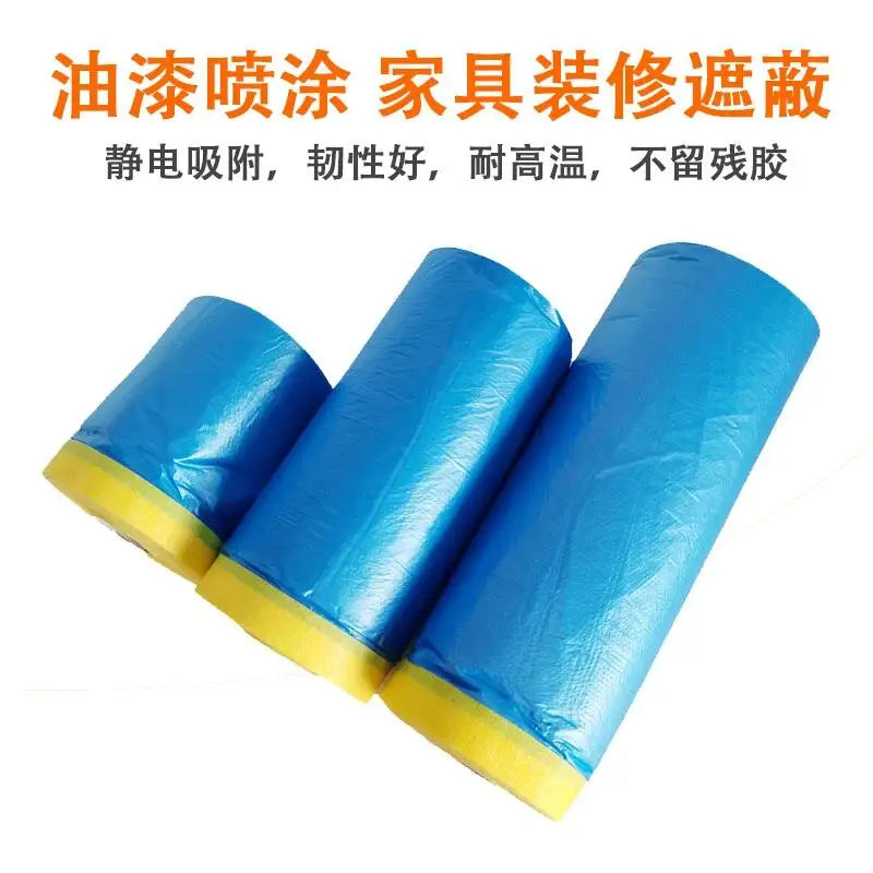 Masking Film Pre-taped Protective Masking