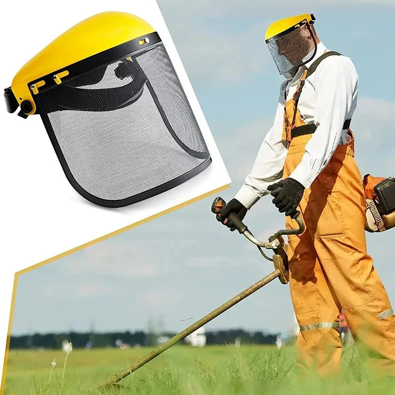 1PC Garden Grass Trimmer Safety Helmet Hat