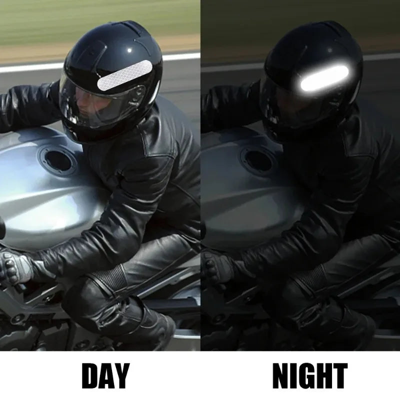 80-10PCS Reflector Tape For Night Riding Walking Car