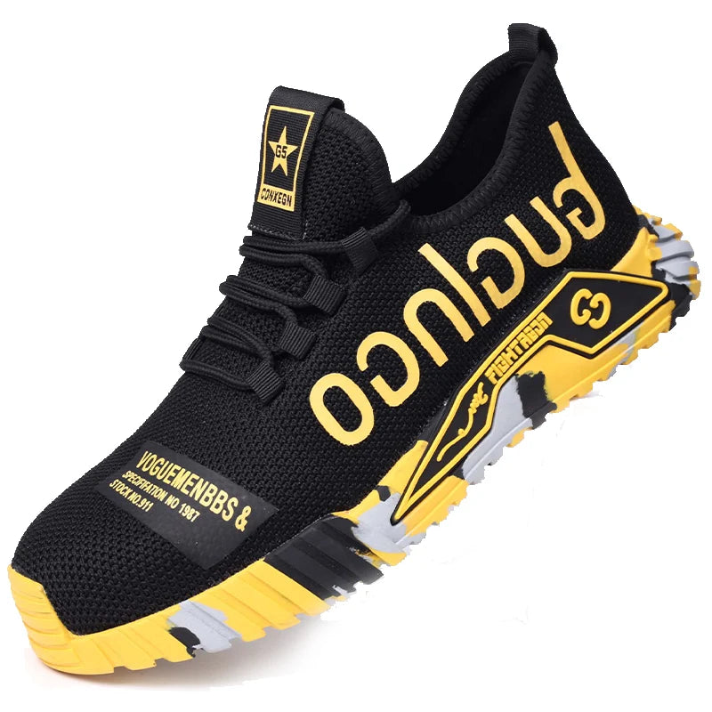 Protective Steel Toe Safety Shoes Men Anti-puncture