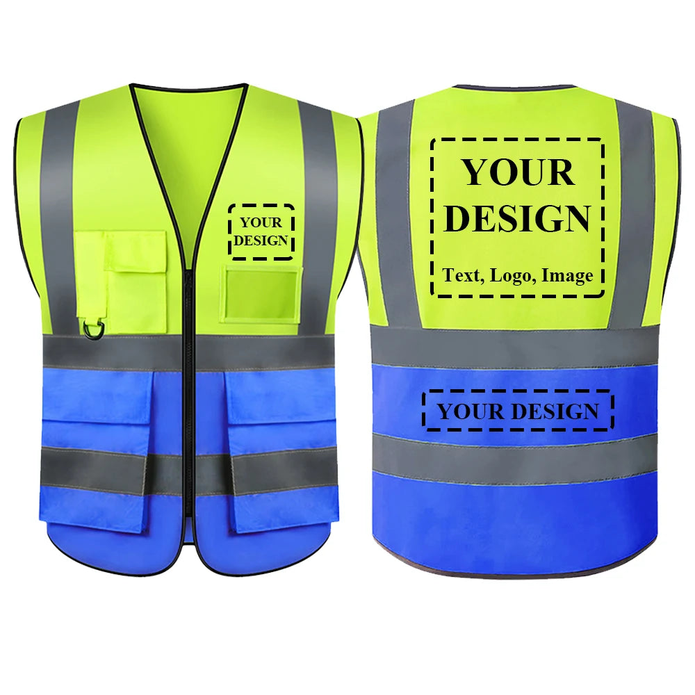 Custom Your LOGO Safety Vest for Women Men