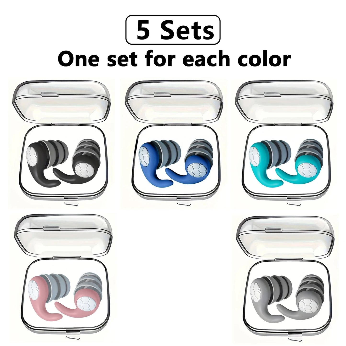HUAK Sleeping Ear Plugs Noise Reduction Ear Protector