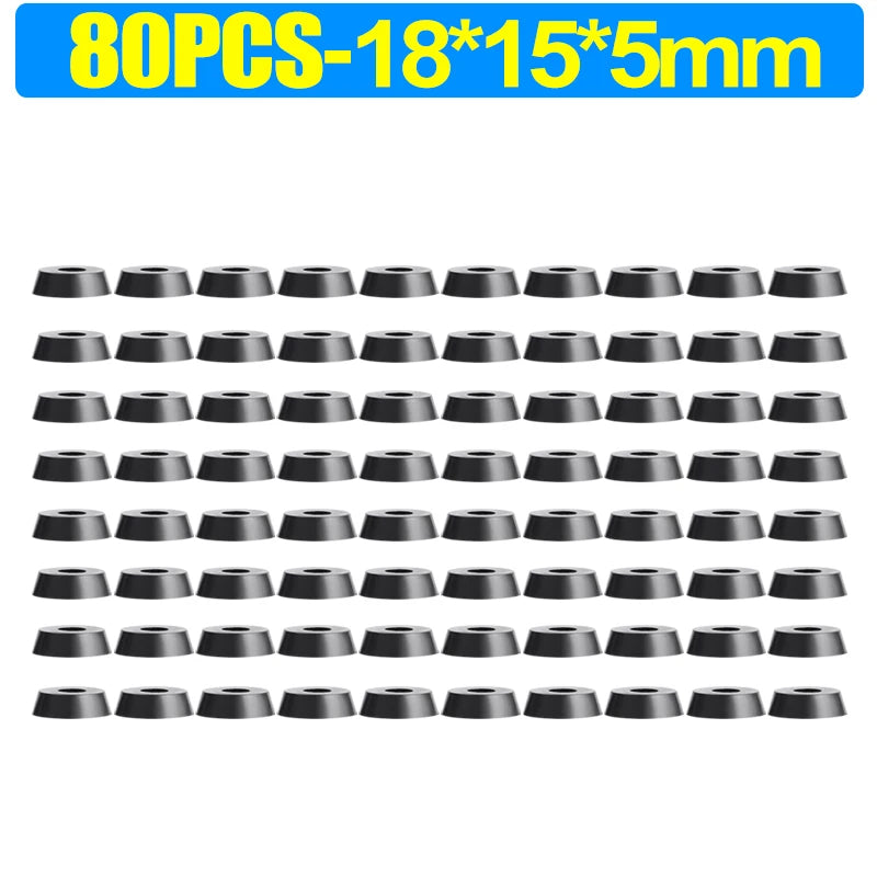 8/80Pcs Rubber Pads Floor Protectors Non-slip