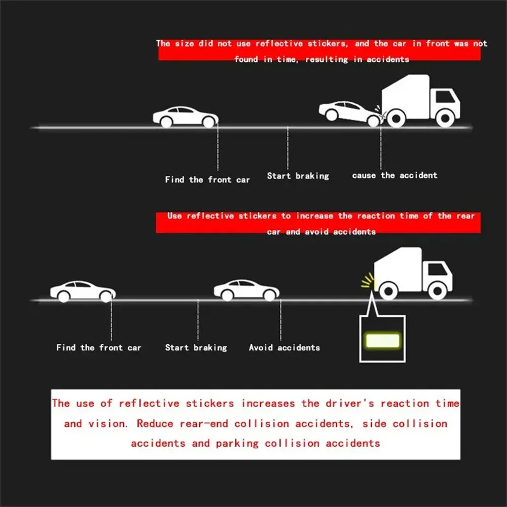 10pcs 3*8cm Stickers Decals Safety Warning