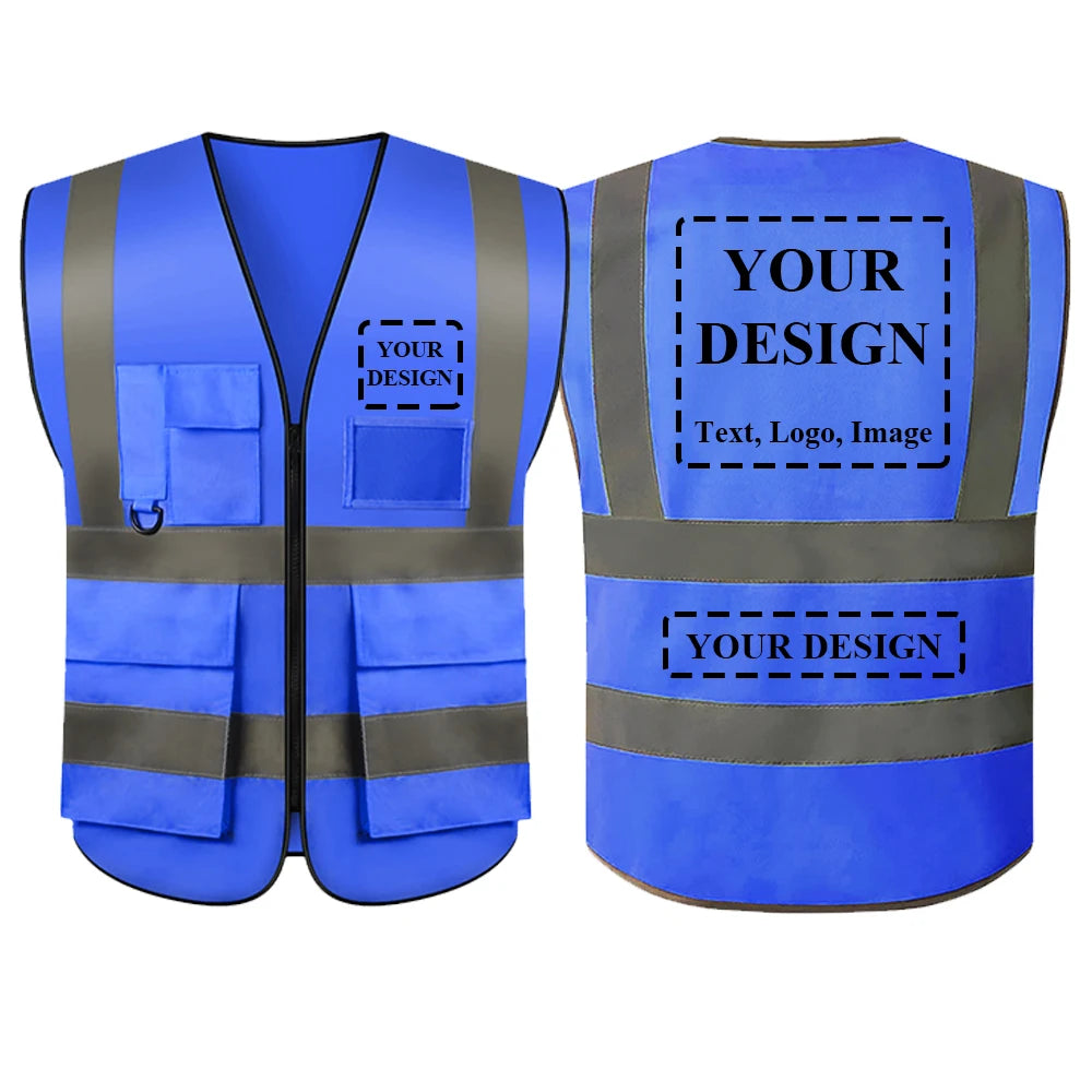 Custom Your LOGO Safety Vest for Women Men