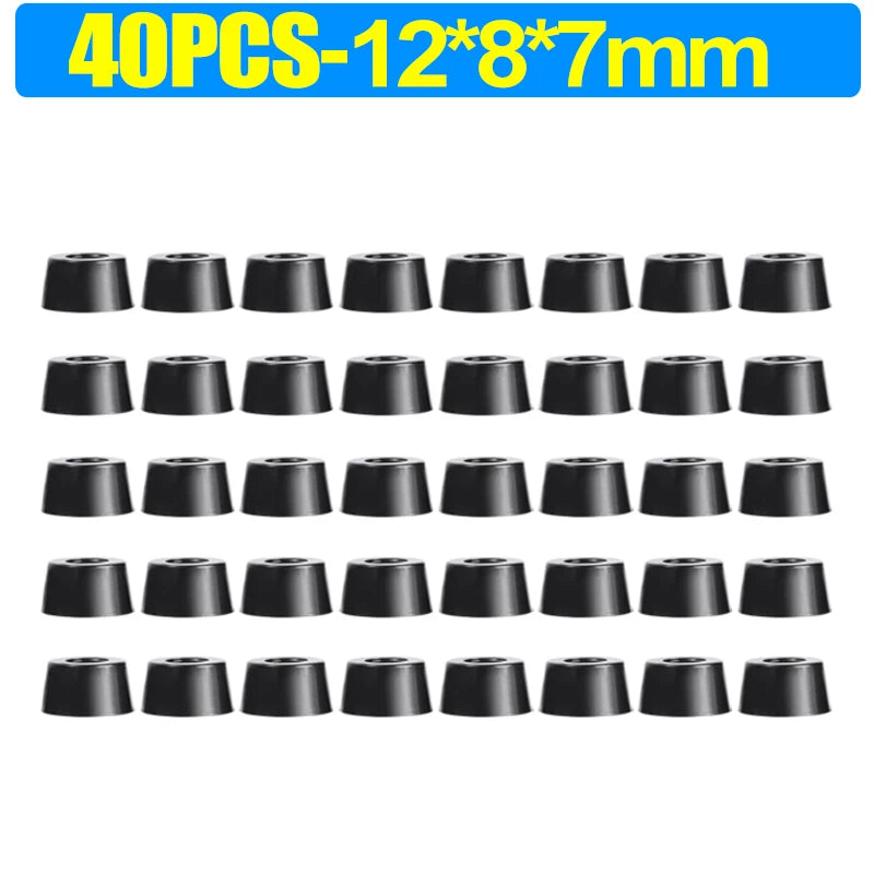 8/80Pcs Rubber Pads Floor Protectors Non-slip