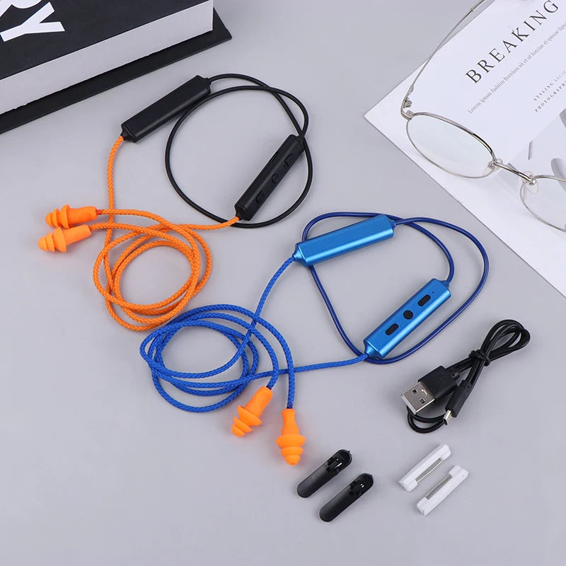 Ear Plugs Bluetooth Headset For Work