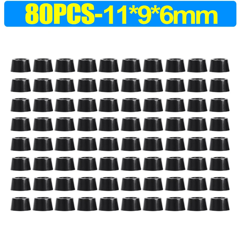 8/80Pcs Rubber Pads Floor Protectors Non-slip