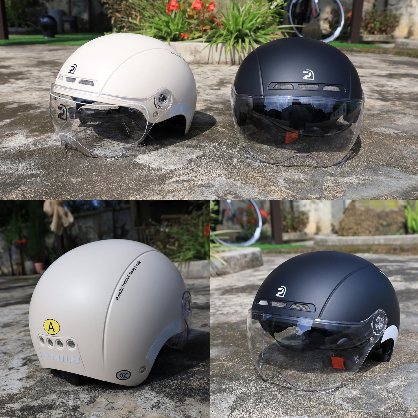 PEMILA Cycling Helmet With Goggles