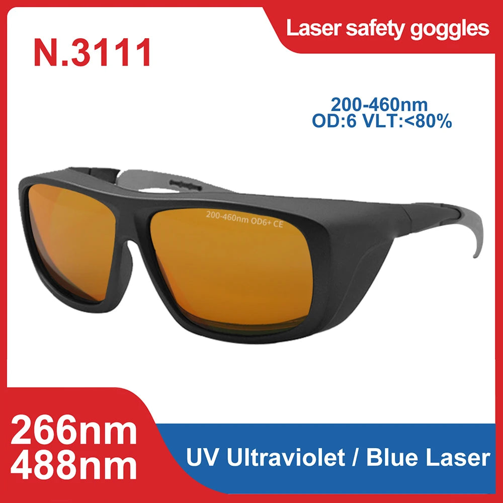laser glasses 190-2000nm 10600nm OD6 CO2 Laser Protection goggles