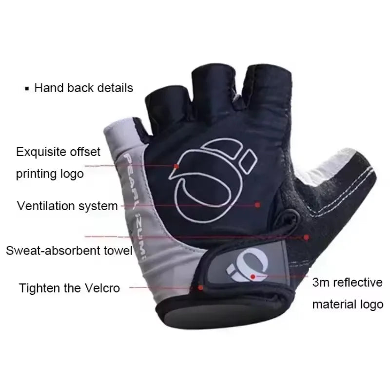 1Pair Gel Half Finger MTB Road Bike