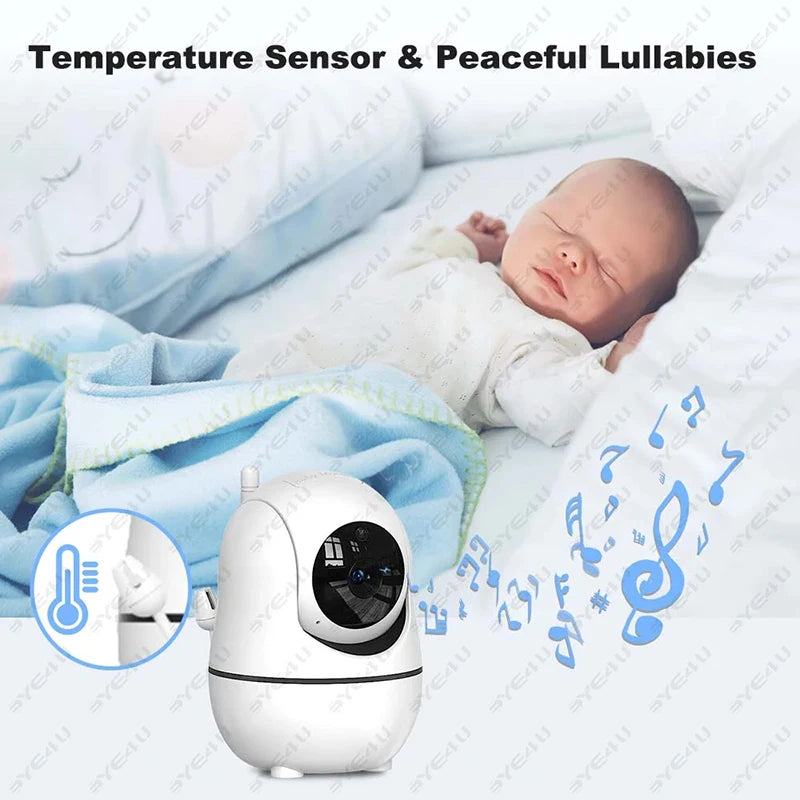 5 Inch Video Baby Monitor With Camera PTZ