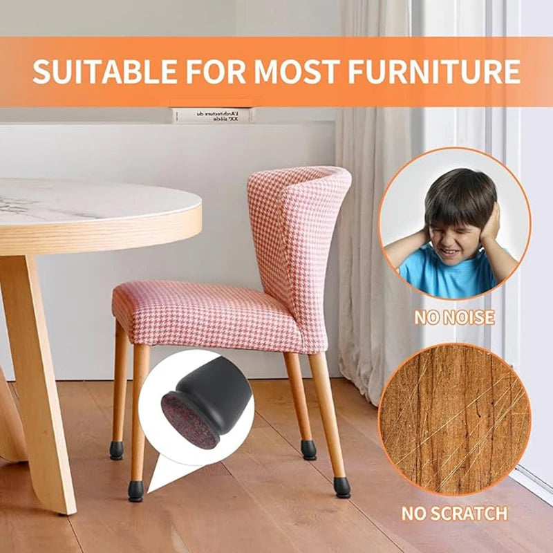 8PCS Chair Leg Floor Protector