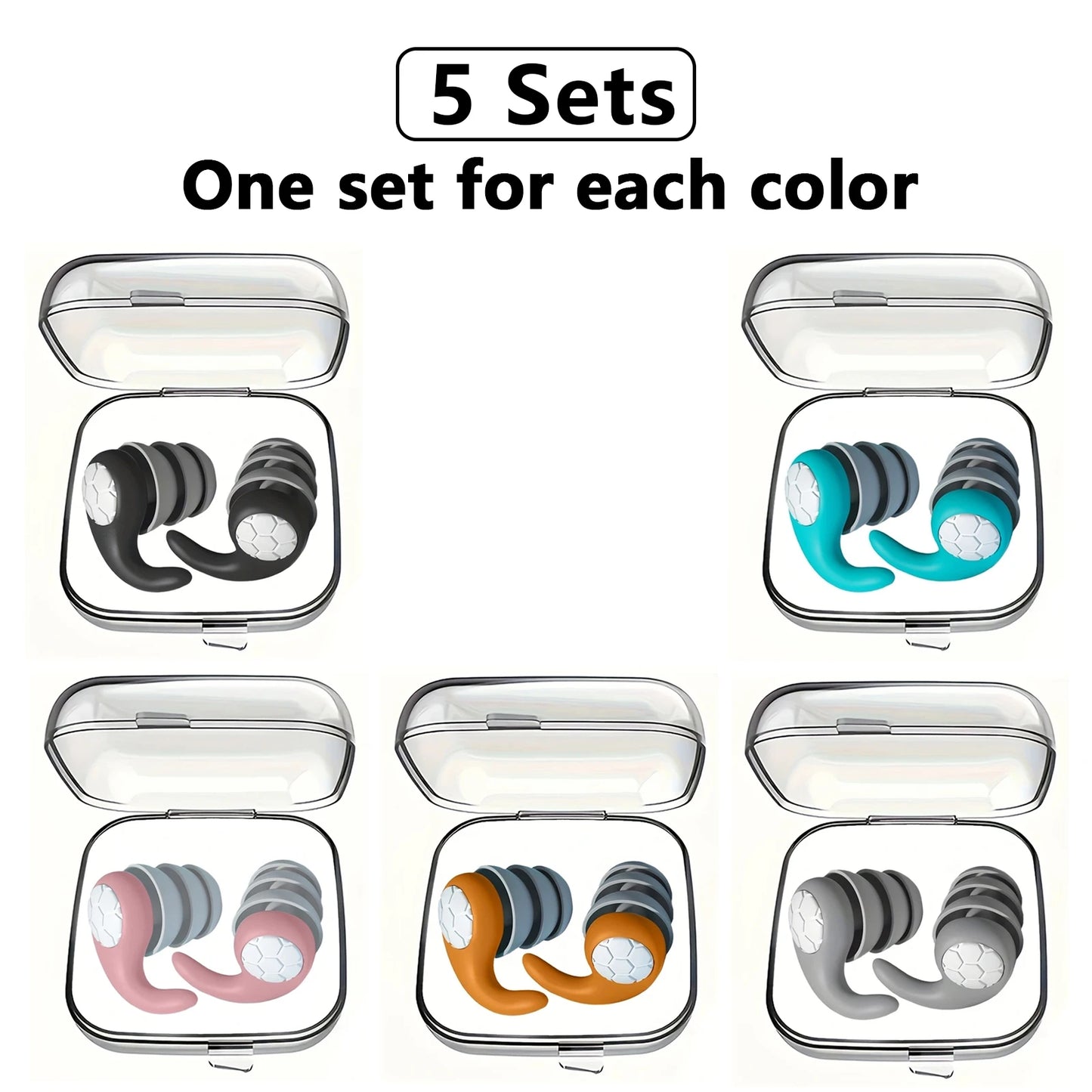 HUAK Sleeping Ear Plugs Noise Reduction Ear Protector