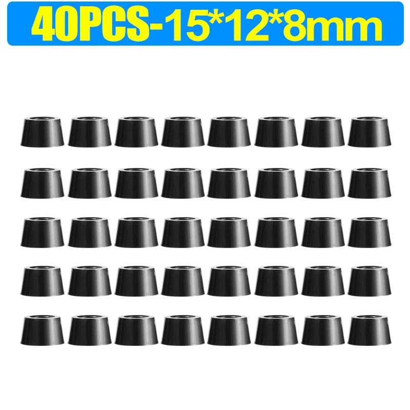 8/80Pcs Rubber Pads Floor Protectors Non-slip