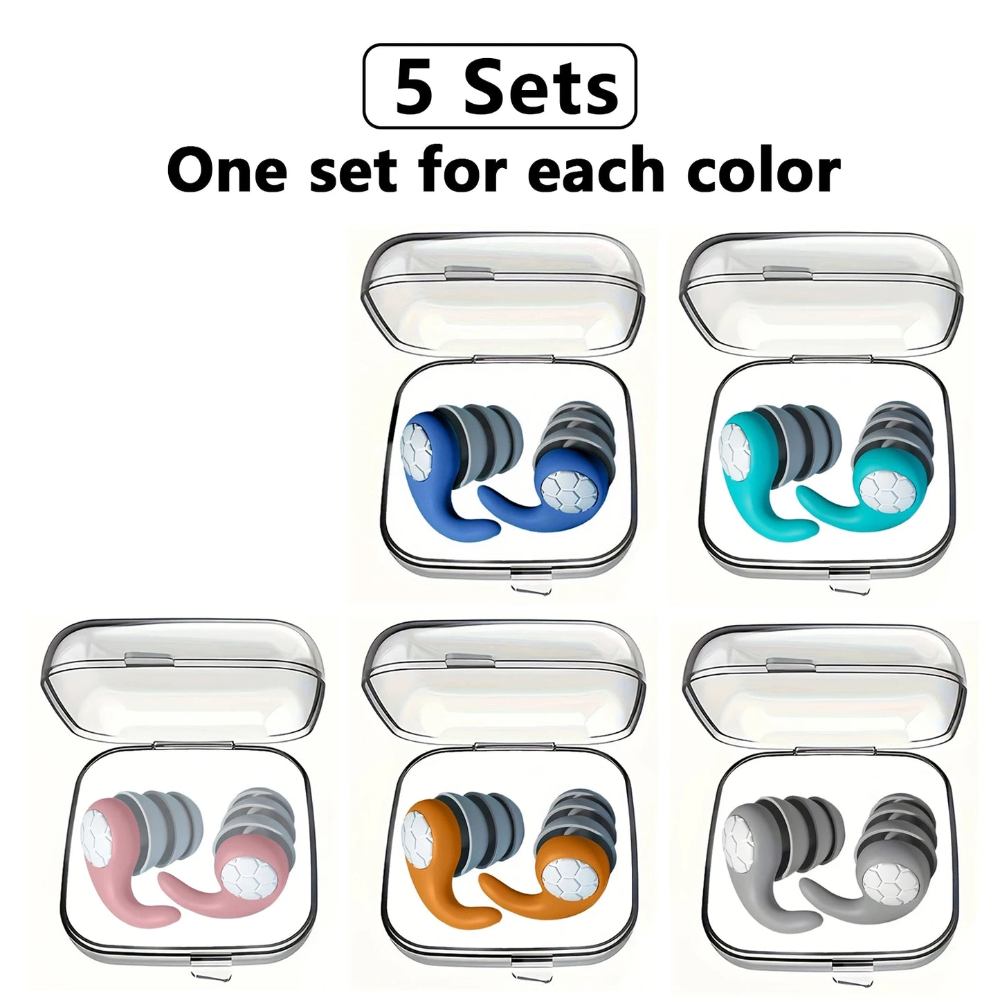 HUAK Sleeping Ear Plugs Noise Reduction Ear Protector