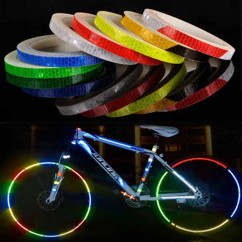 1cm*8m Reflective Tapes 9 Colors Reflectors Warning