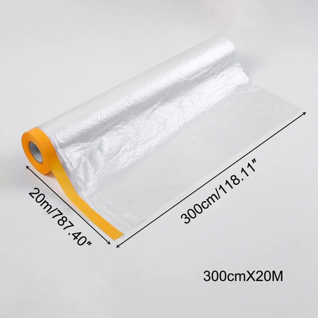 Taped PE Film Paper Furniture Dust