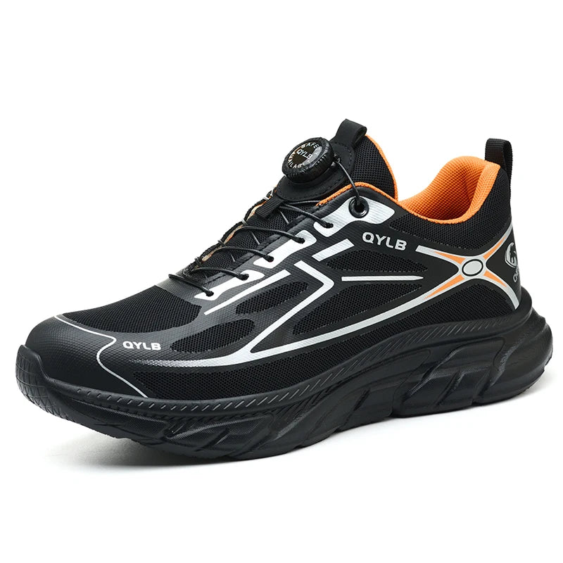Safety Shoes Men Rotating button Protection