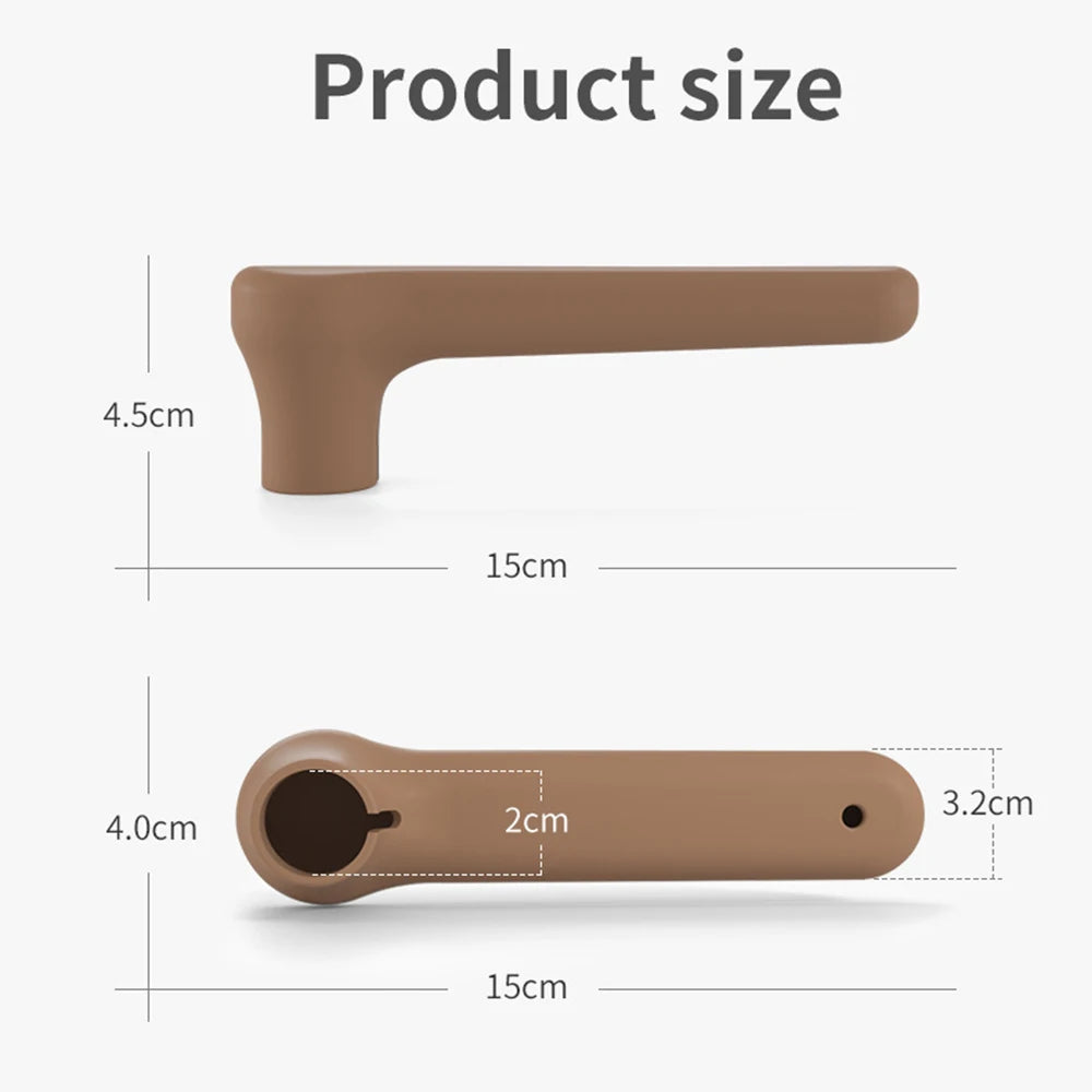 2PCS Anti-collision Silicone Door Knob Cover