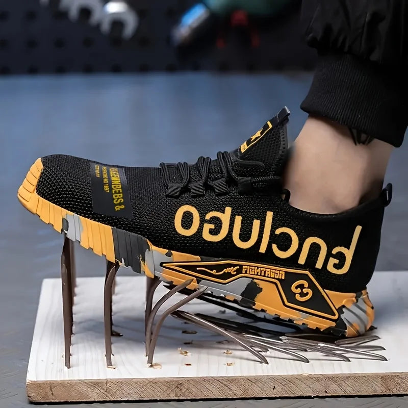 Protective Steel Toe Safety Shoes Men Anti-puncture