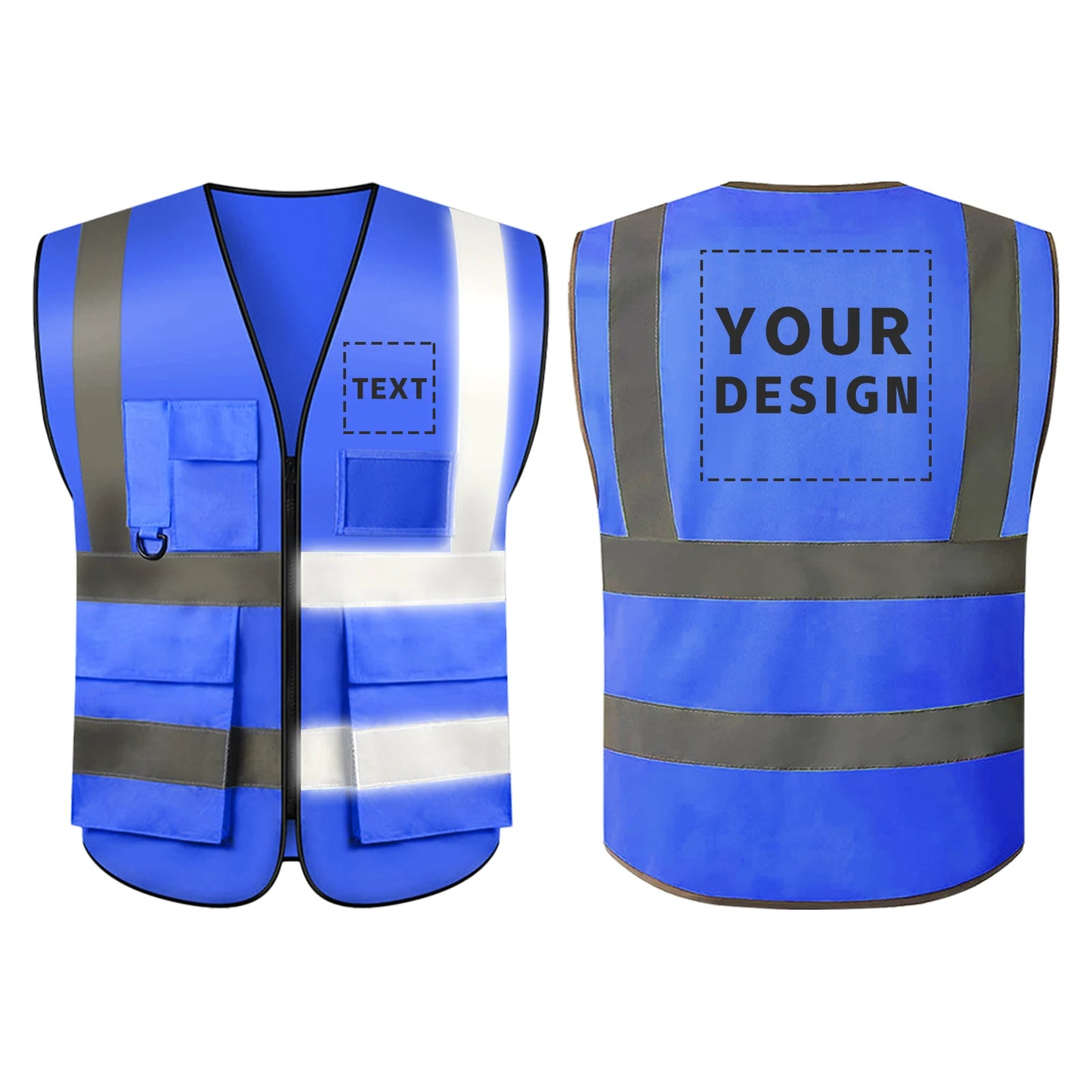 S-5XLSafety Vest 20 Pack, Custom Logo Construction Vest