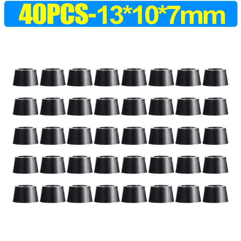8/80Pcs Rubber Pads Floor Protectors Non-slip