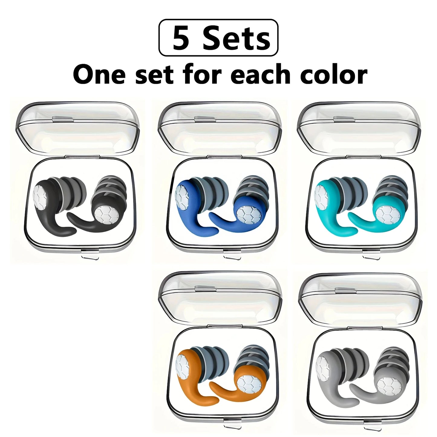 HUAK Sleeping Ear Plugs Noise Reduction Ear Protector