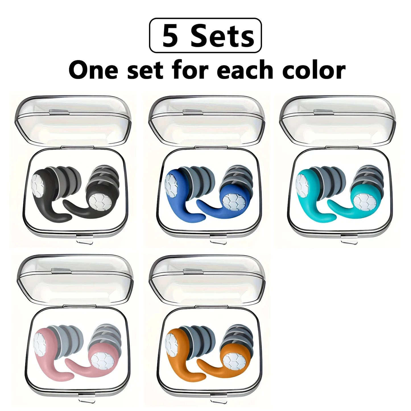 HUAK Sleeping Ear Plugs Noise Reduction Ear Protector