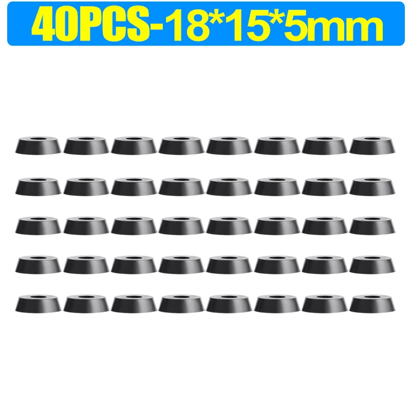 8/80Pcs Rubber Pads Floor Protectors Non-slip