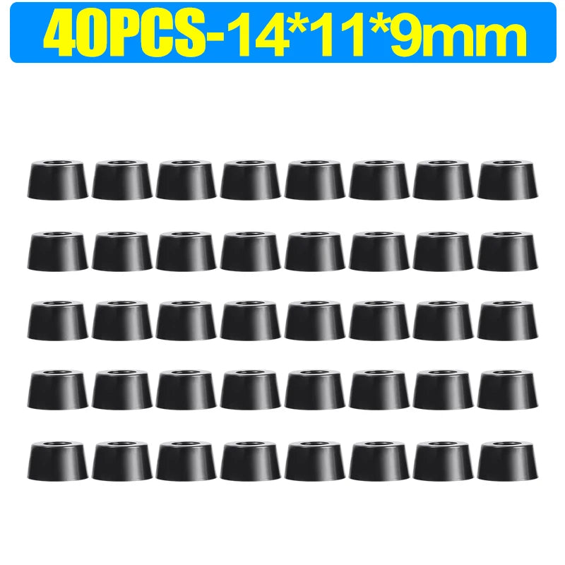 8/80Pcs Rubber Pads Floor Protectors Non-slip