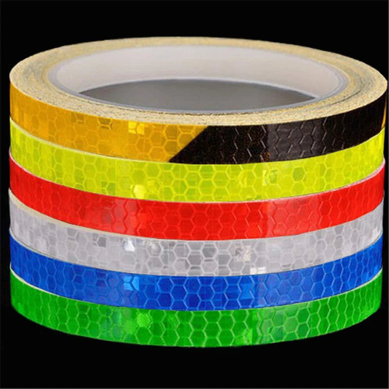 1cm*8m Reflective Tapes 9 Colors Reflectors Warning