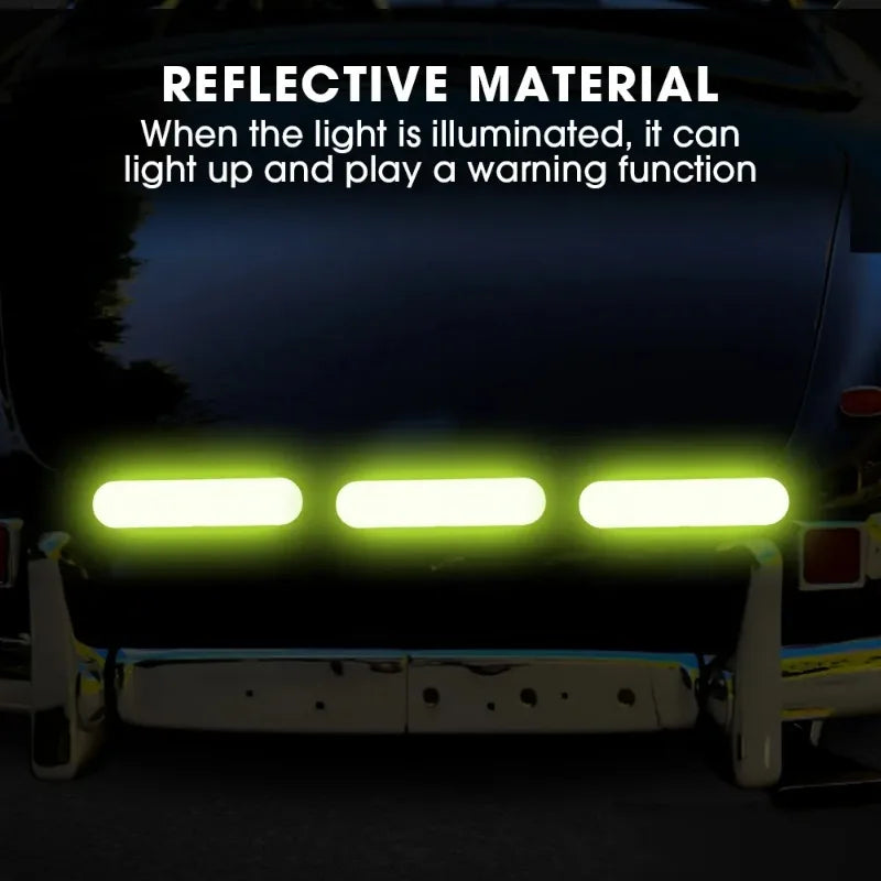 80-10PCS Reflector Tape For Night Riding Walking Car