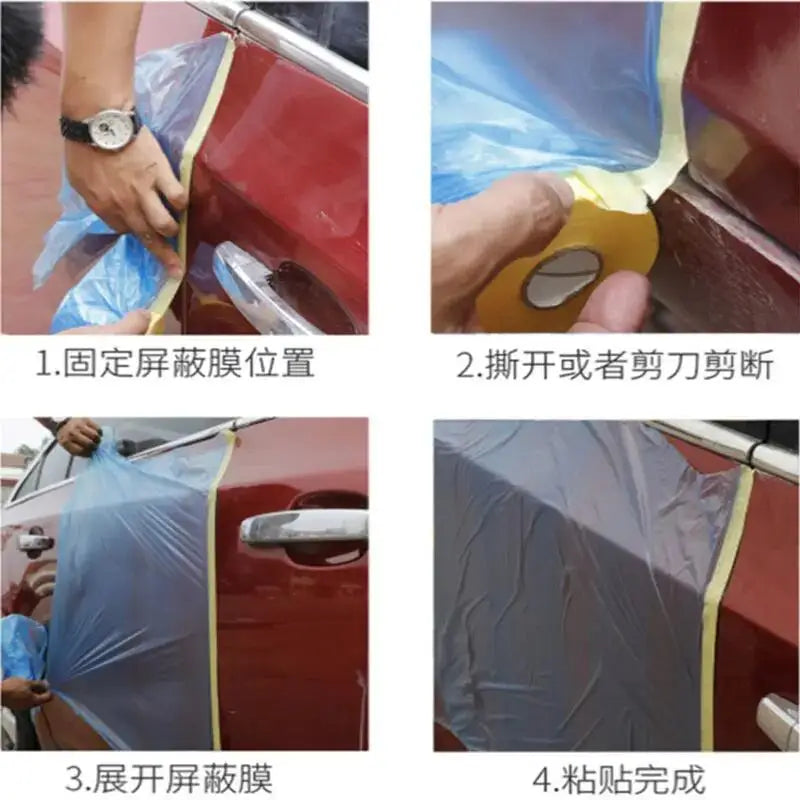 Masking Film Pre-taped Protective Masking