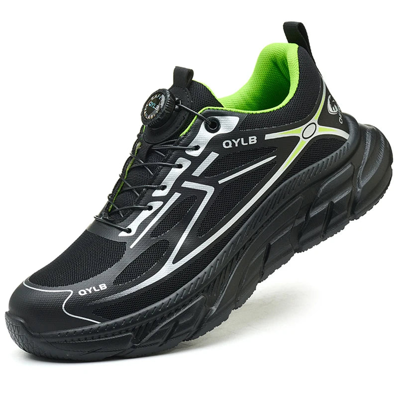 Safety Shoes Men Rotating button Protection