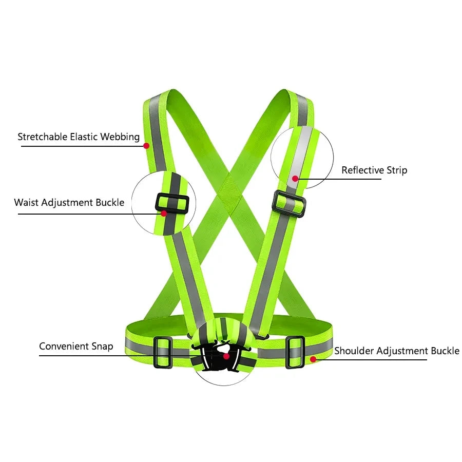Adjustable Reflective Security Vests Safety High