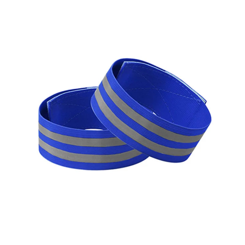 2PCS Running Reflective Arm Bands for Wrist Ankle Leg