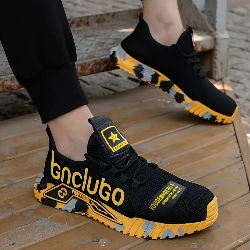 Protective Steel Toe Safety Shoes Men Anti-puncture