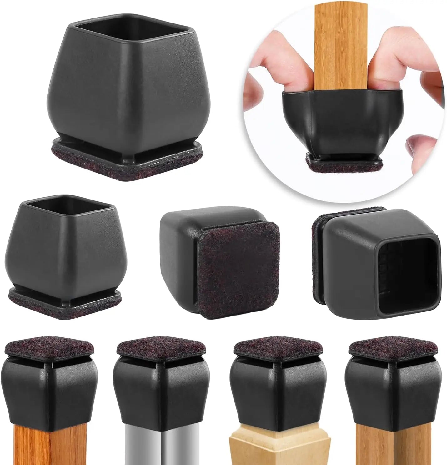 8PCS Chair Leg Floor Protector