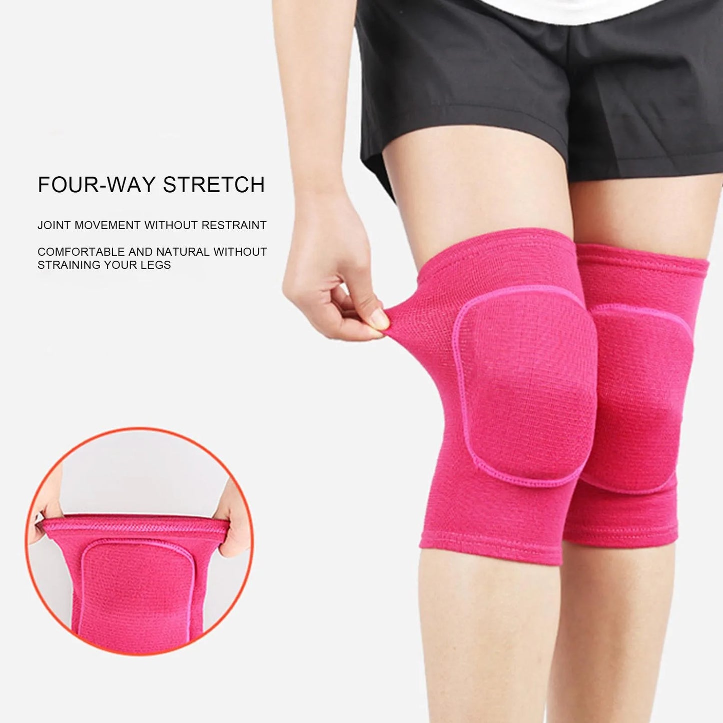 2pcs Sports Compression Knee Pads