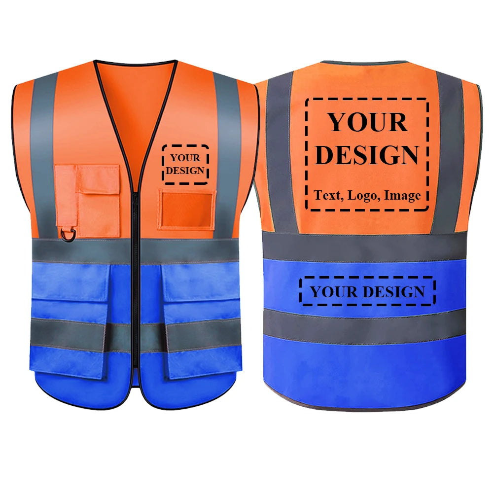 Custom Your LOGO Safety Vest for Women Men