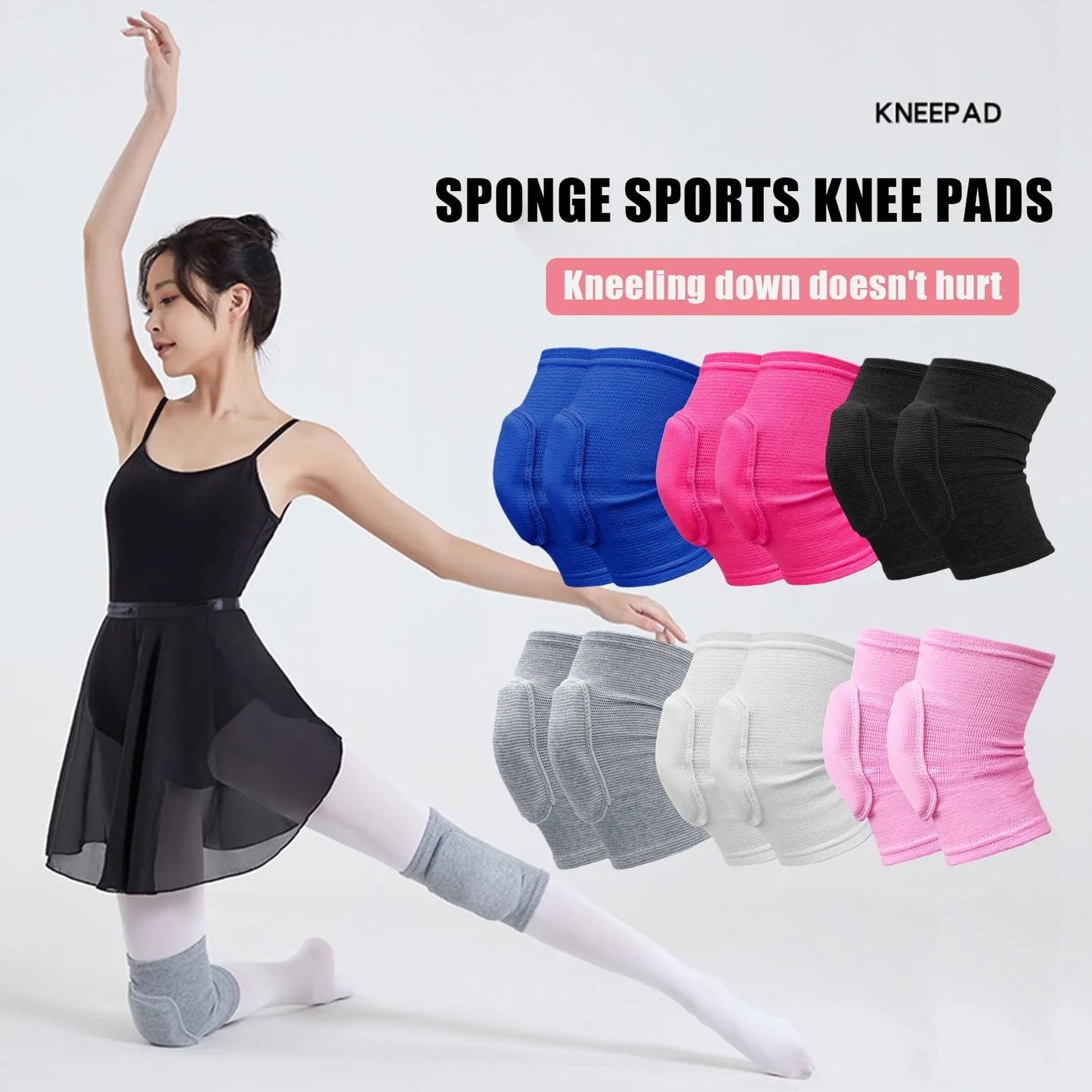 2pcs Sports Compression Knee Pads