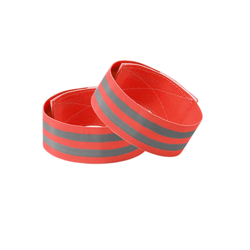 2PCS Running Reflective Arm Bands for Wrist Ankle Leg